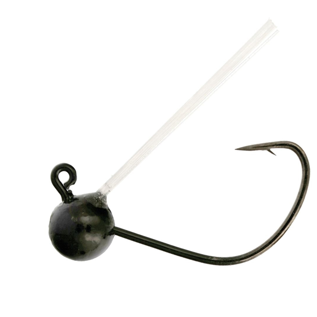 Lazer Sharp Weedless Mono Wacky Jig, 3/16 oz., Black