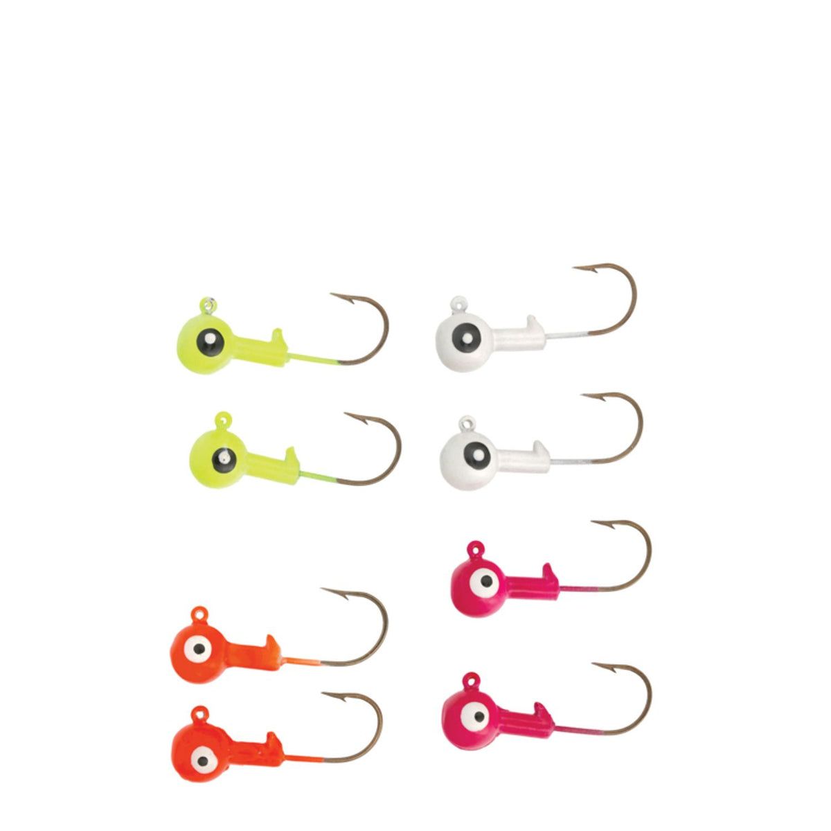 Eagle Claw Tin Ball Head Jig Assortment, 1/32 oz.