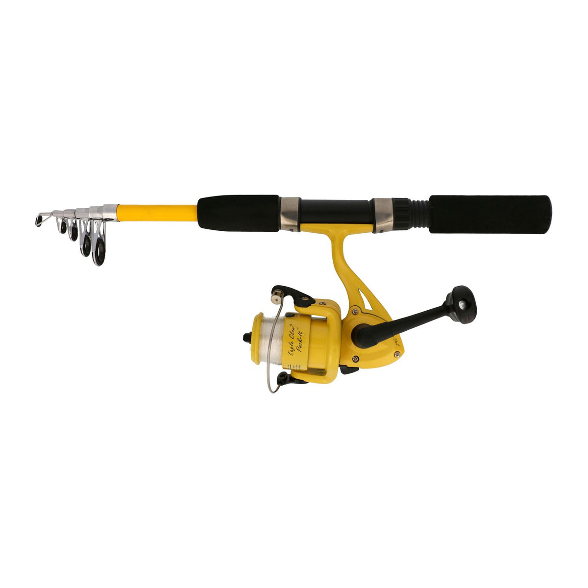 eagle claw pk56ts pack-it spin combo telescopic rod Pro riding lawnmower NWT Eagle Claw Pack-It Telescopic