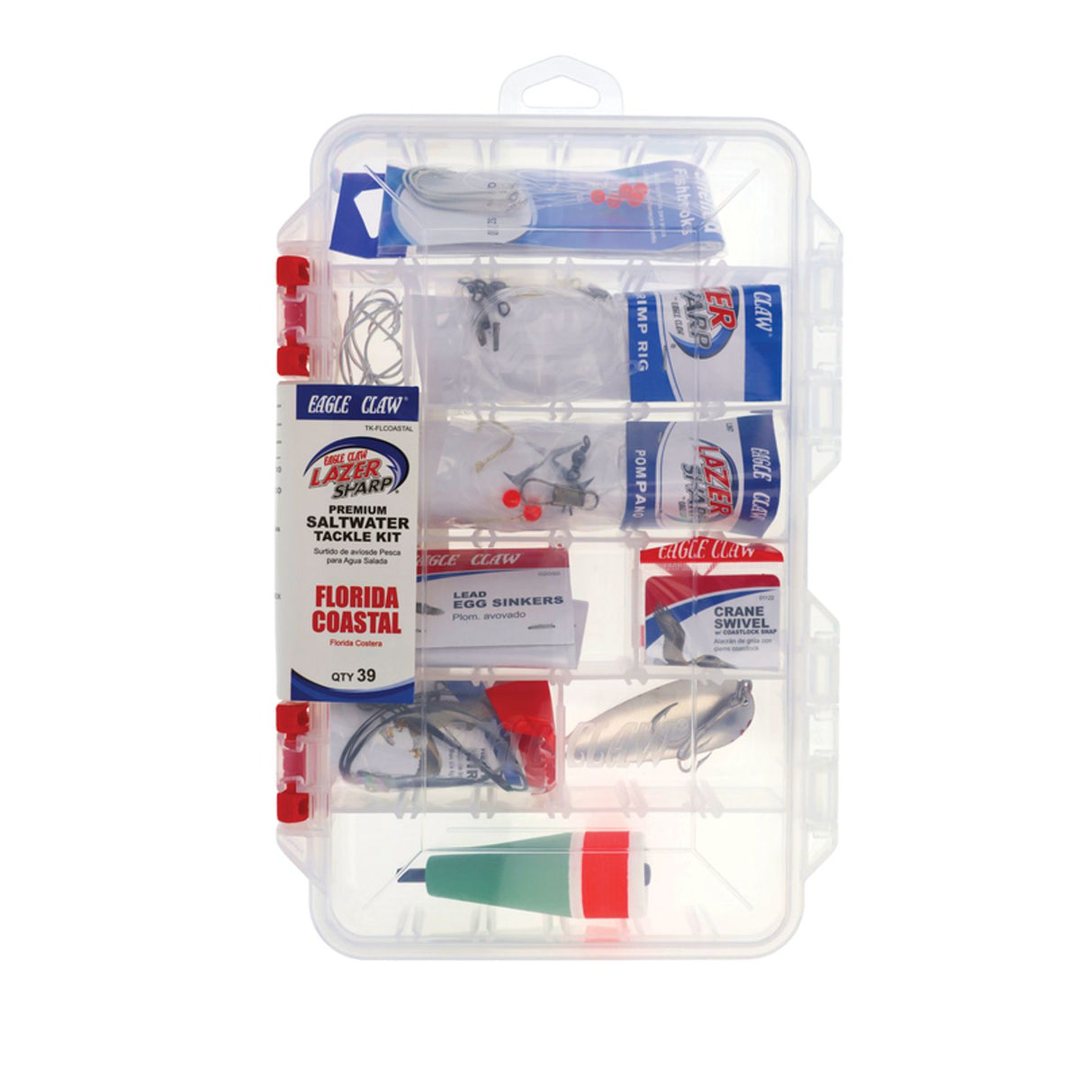 Lazer Sharp Florida Coastal Saltwater Tackle Kit Hooks