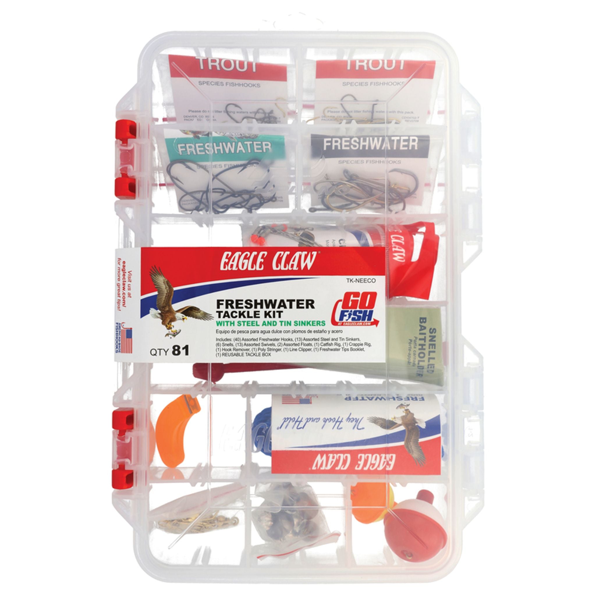 Fresh Water Tackle Kit Non-Lead – Eagle Claw