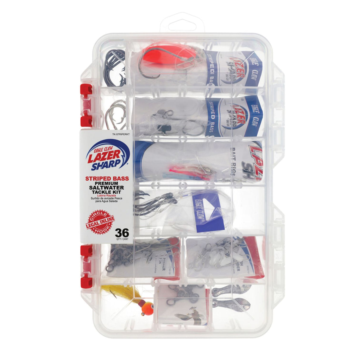 Lazer Sharp Striped Bass Saltwater Tackle Kit