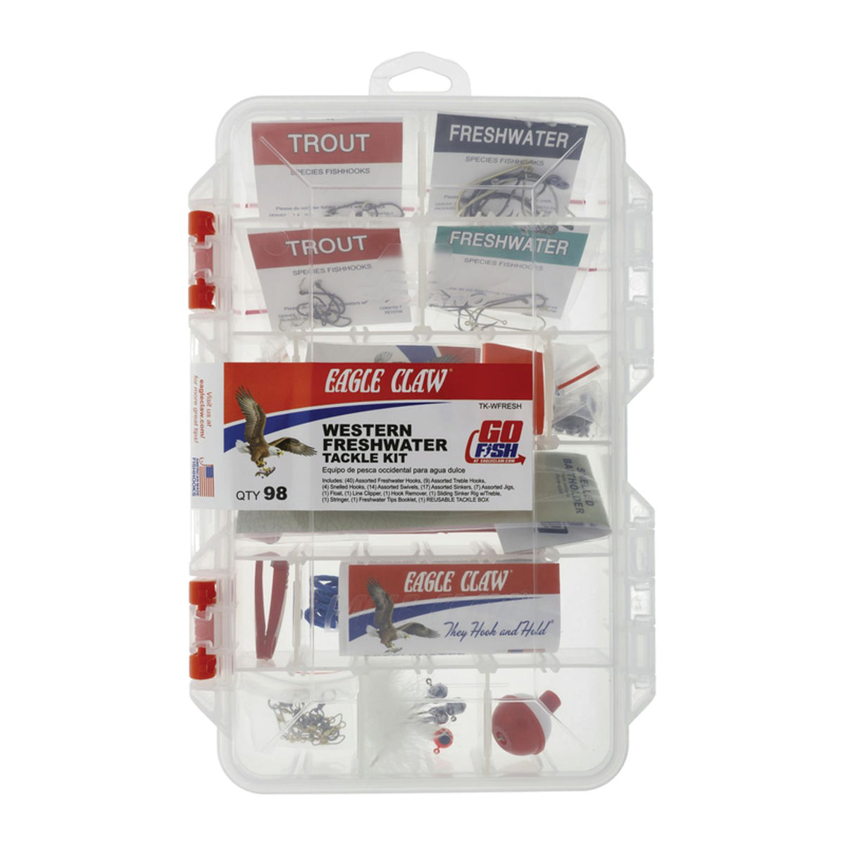 Eagle Claw Western Fresh Tackle Kit Hooks