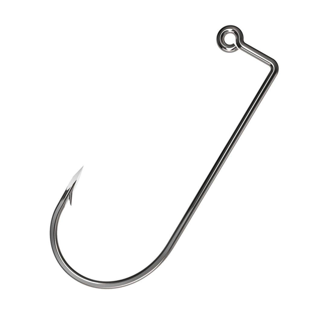 Trokar Heavy Wire 90 Degree Aberdeen Jig Hook, Platinum Black, 5/0