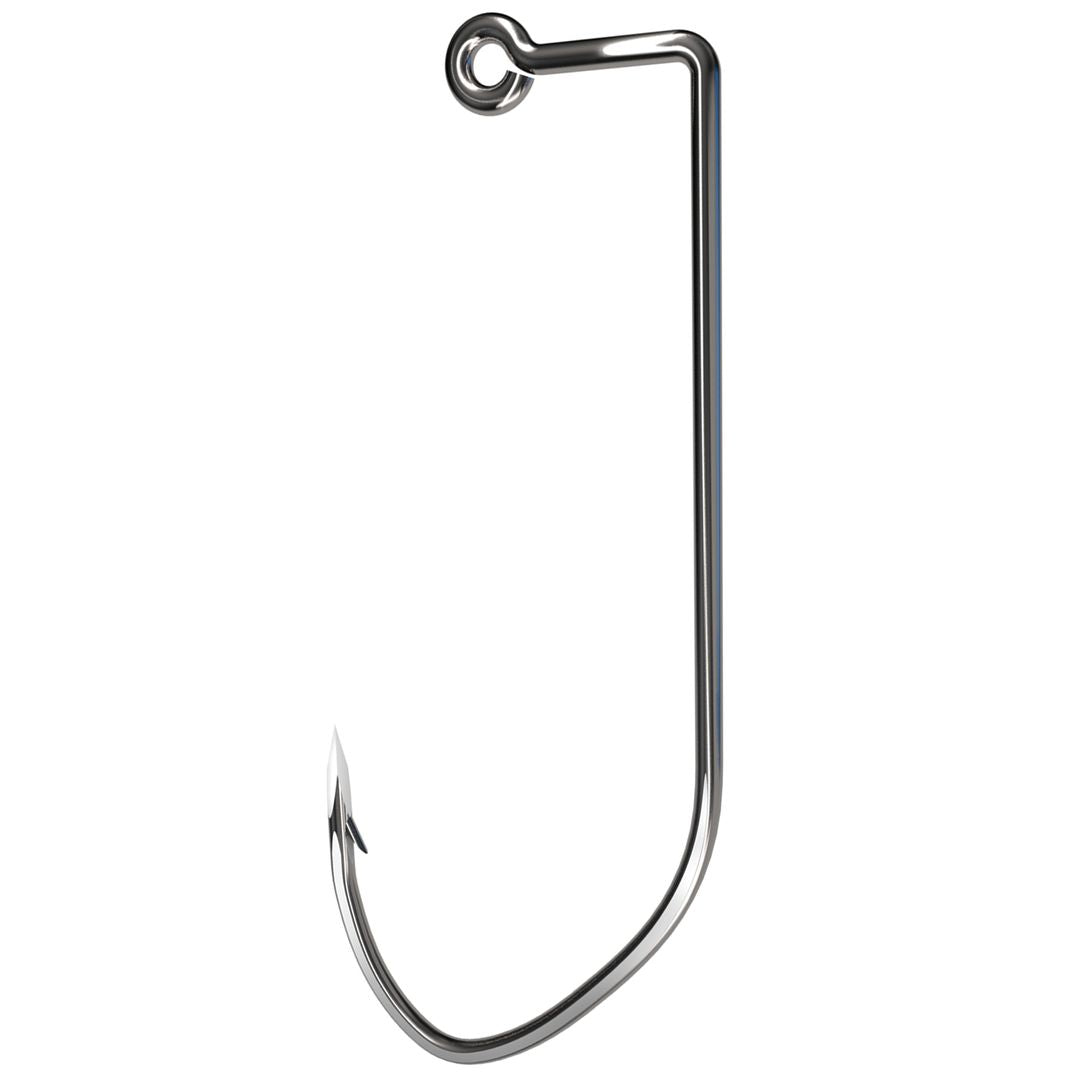 Trokar Pro-V 90 Degree Jig Hook, Platinum Black, 4/0