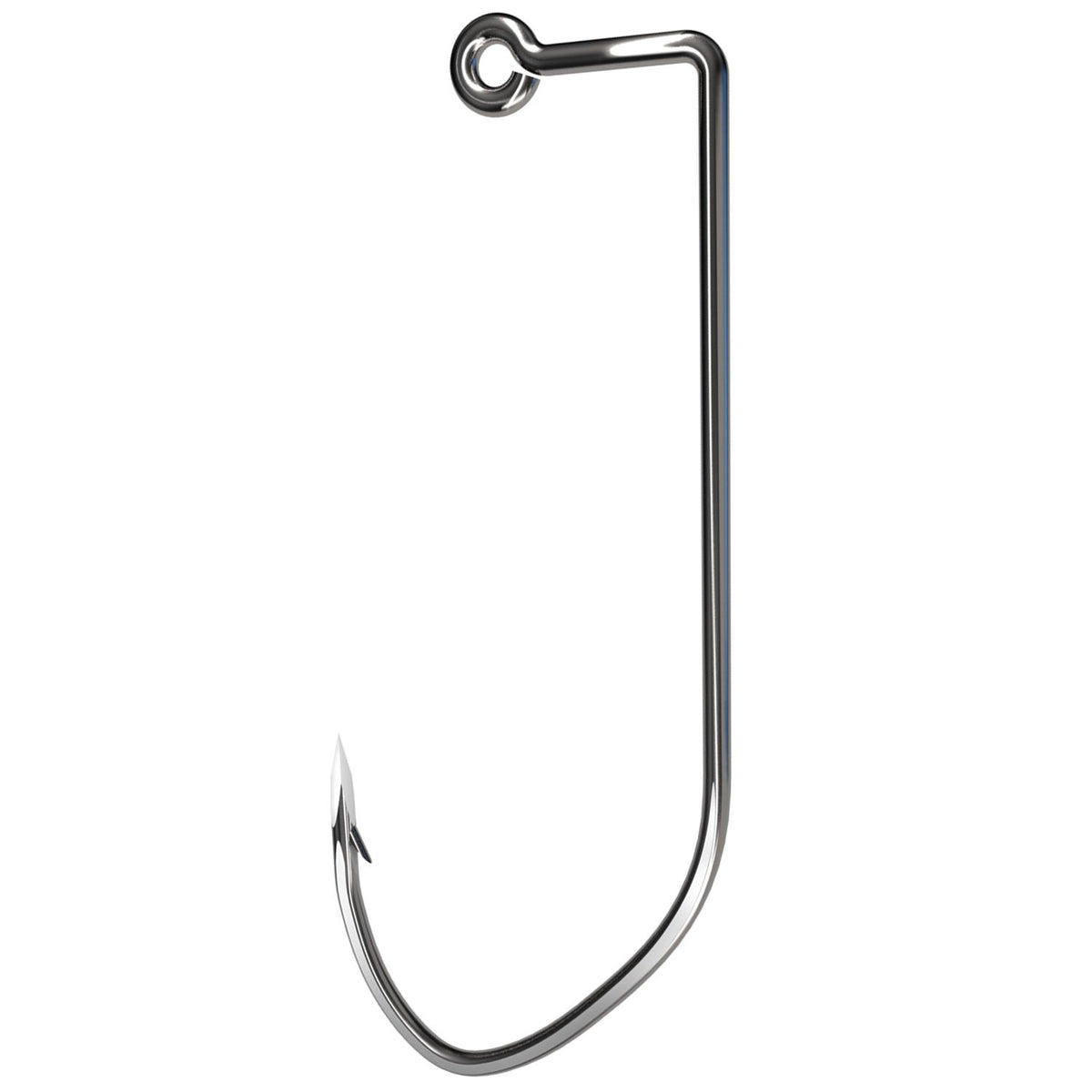 Trokar 90 Degree Heavy Wire Pro-V Aberdeen Jig Hook, Platinum Black, 5/0