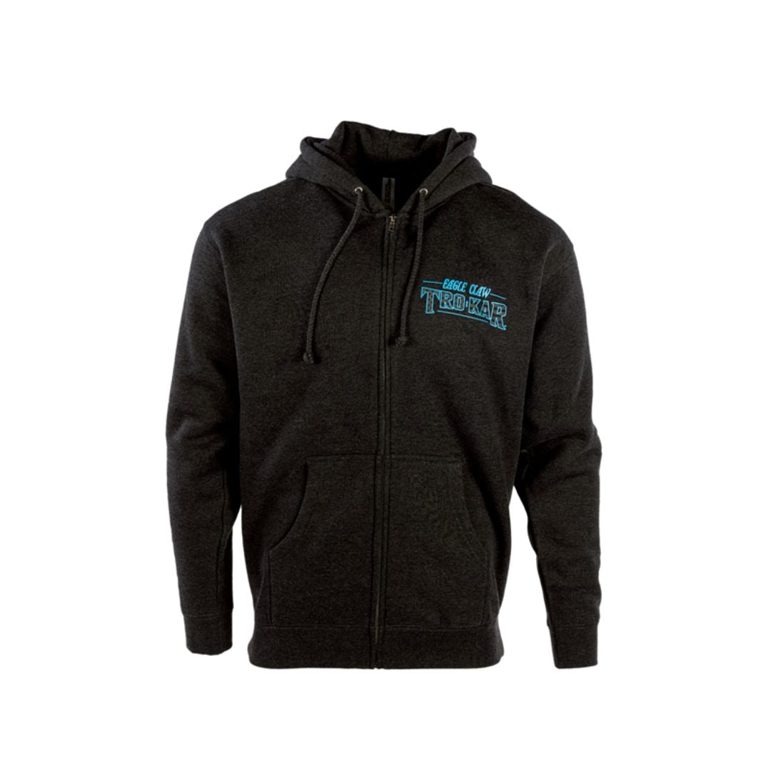Charcoal - Trokar Zip Hoodie - Size Xl