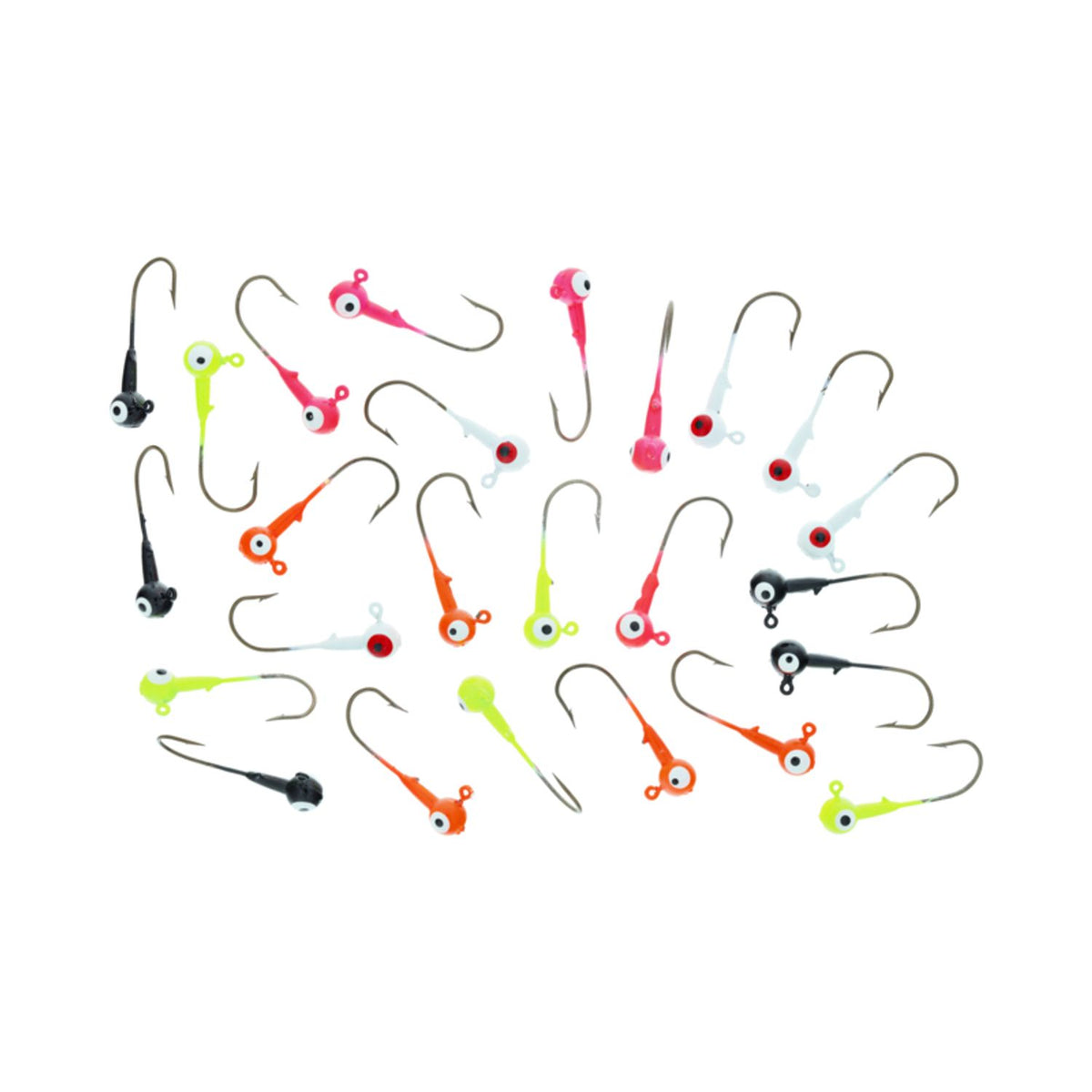 Eagle Claw Ball Head Jig, Value Pack, 1/4 oz., Assorted