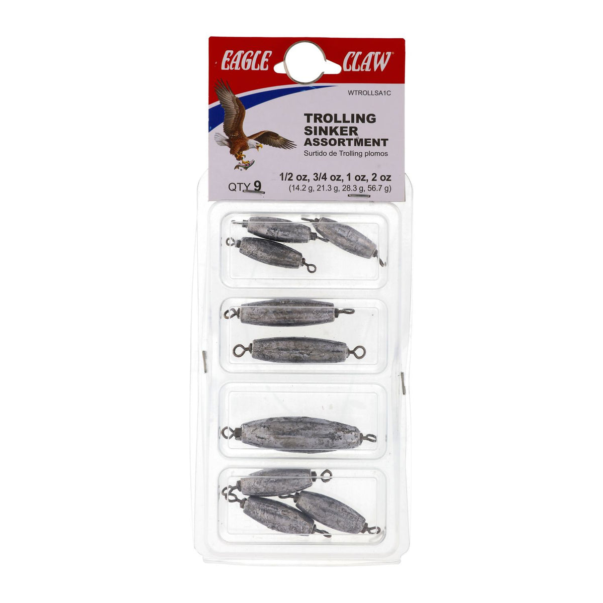 Eagle Claw Trolling Sinker Assortment